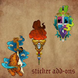 Enchanted Weaponry Stickers