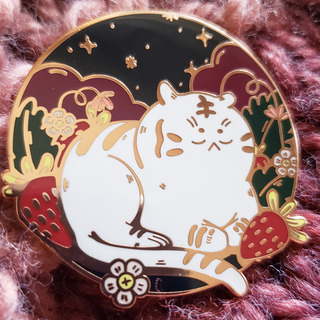 Strawberry Patch Pin