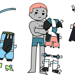 * Dress-Up Doll: Buck 🩳🧦✂️