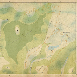 Wilderness Map - In the Shadow of Tower Silveraxe (Poster Map)