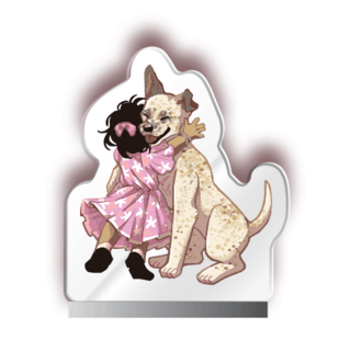 3.5" Acrylic Standee - Kid Hug