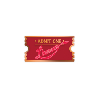 L'Amour Ticket Standard Pin