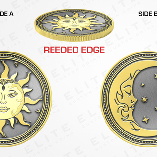 Sun/ Moon Metal Coin