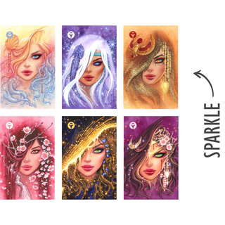 Divinica 1-6: Painted Sparkle Set