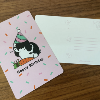 Birthday Bunny Postcard