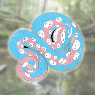 Trans Snake 2" Pin