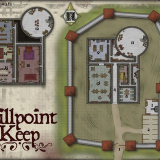 Hillpoint Keep Map
