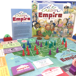 ICE CREAM EMPIRE! A Family Board Game of Entrepreneurship!