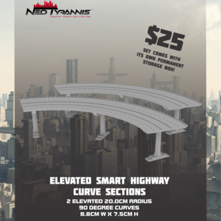 Elevated Smart Highway Curved Sections