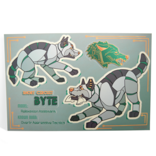 Byte Character Sticker Sheet