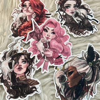 Glitter Sticker Set- MANOR LADIES