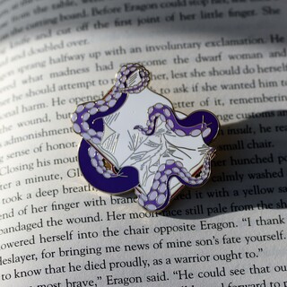Monster Romance enamel pin