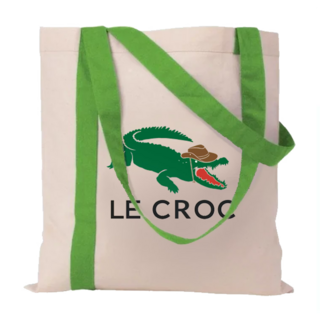 "Le Croc" tote bag