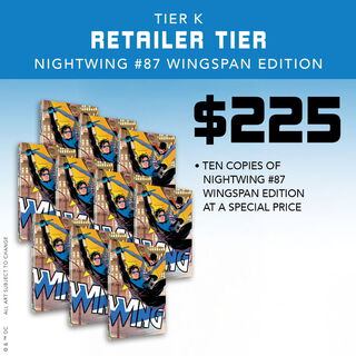 10x Nightwing #87 Wingspan Edition with Slipcase for Retailers