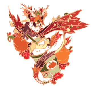 Pumpkin Spice Coffee Dragon