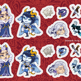 Sticker Sheet: DemonAU