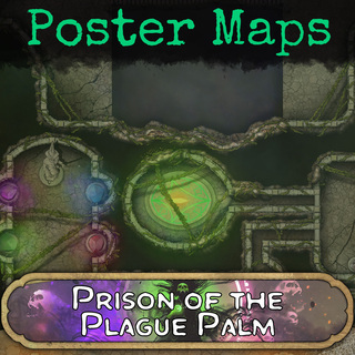 Poster Map - Prison of the Plague Palm