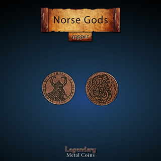 Norse Gods Copper Coins