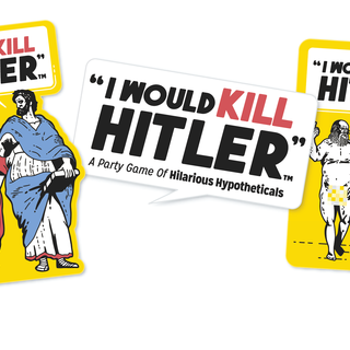 “I Would Kill Hitler” Sticker (imported via Kickstarter)