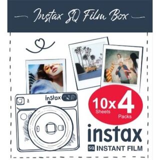 Instax SQUARE Color Film 4 Pack