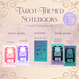 Tarot-themed Lined Notebook