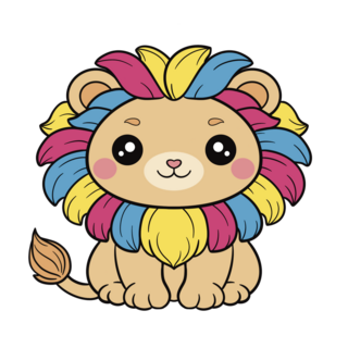 Pansexual Lion Pin