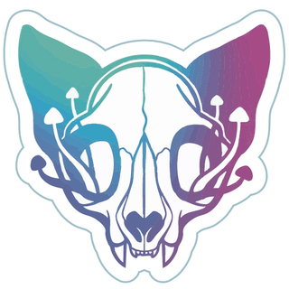 *Returning Backer sticker* - Cat Skull
