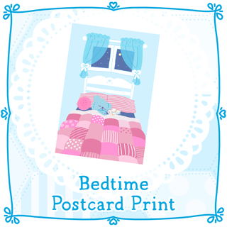 Bedtime Postcard Print