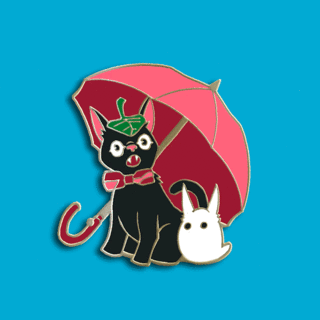 JiJi x Chibi enamel pin
