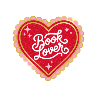 Book Lover Heart Pin