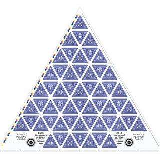 Triangle Blue Uncut Sheet