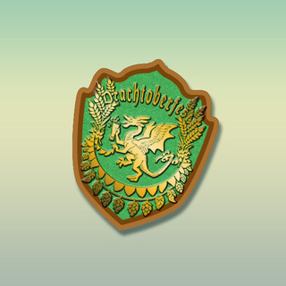Rampant Marzen Shield pin or magnet