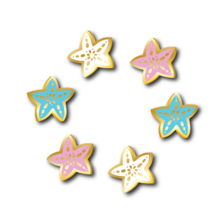 Accent Pin Set | Trans Pride Sea Stars