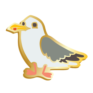 Mini Pin | Gull - Standing