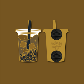 Iced Coffee Boba Enamel Pin