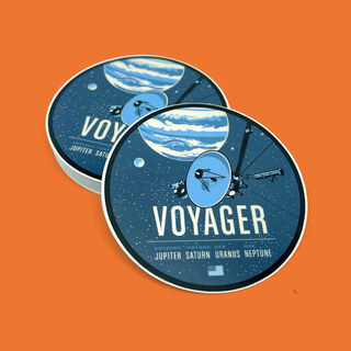 Voyager 3.5" Mission Sticker