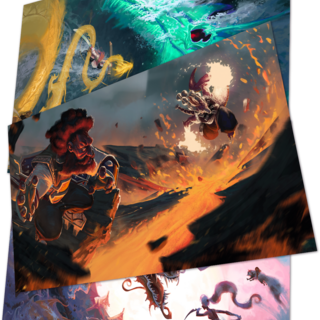 Posters - Kaiju, Benders, and Combo Attacks