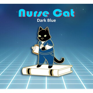 Nurse Cat Dark Blue