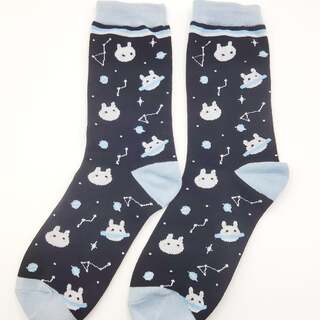 Space buns socks