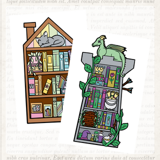 Bookshelves for Bibliophiles Art Print