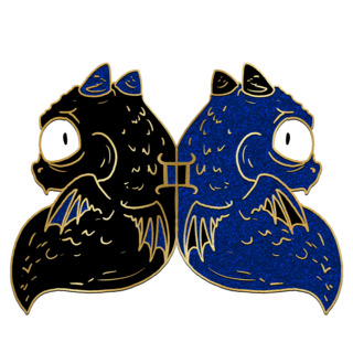 Zodiac Derpy - Gemini - Pin