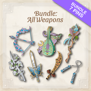 Weapon Pin Bundle (7 Pins)