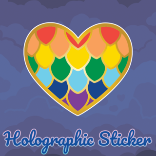 Dragon Heart Sticker