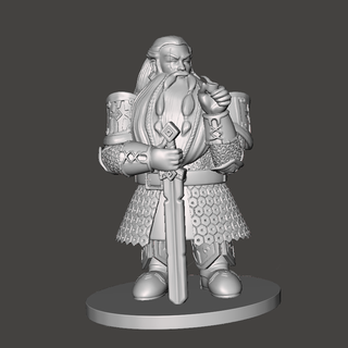 Phynrek Printsetter 28mm Mini with Sword
