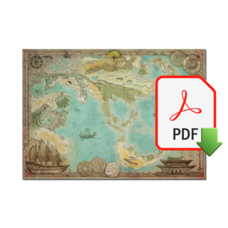 💾🗺️ Carte du Cathay - Édition PDF