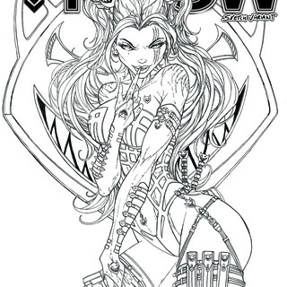 Miss Meow #1 - Sketch Cover - Jamie Tyndall