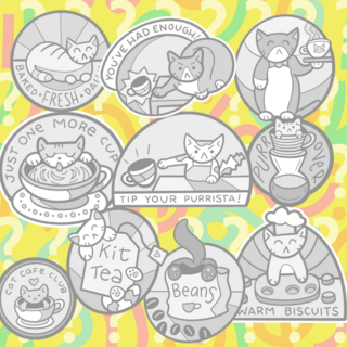 Mystery Cafe Pin