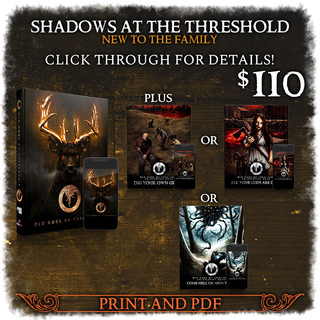 Late Pledge: SHADOWS AT THE THRESHOLD • NEW TO THE FAMILY