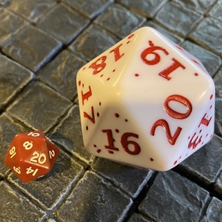 HP Counter - Huge Bloody SpinDown D20