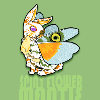 Spiny Flower Mantis Wabbit Pin